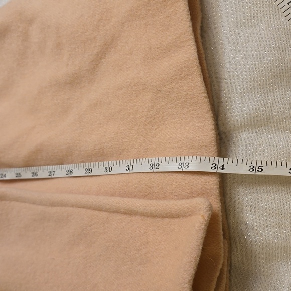 Ahsley Scott Vintage Wool Stylish Women's Pea Coat in Light Peach - Picture 15 of 16